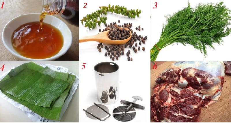 Nguyên liệu cần có của món giò ngựa cần phải được lựa chọn kỹ càng