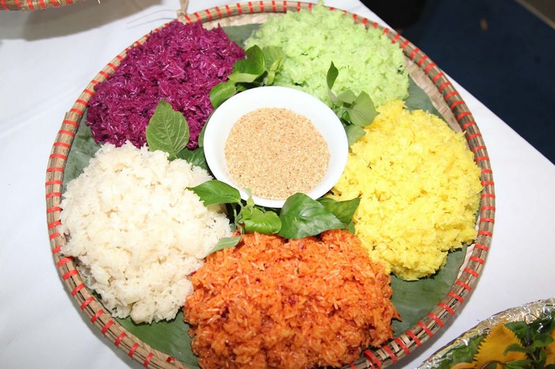 Nguyên liệu không thể thiếu khi làm xôi ngũ sắc