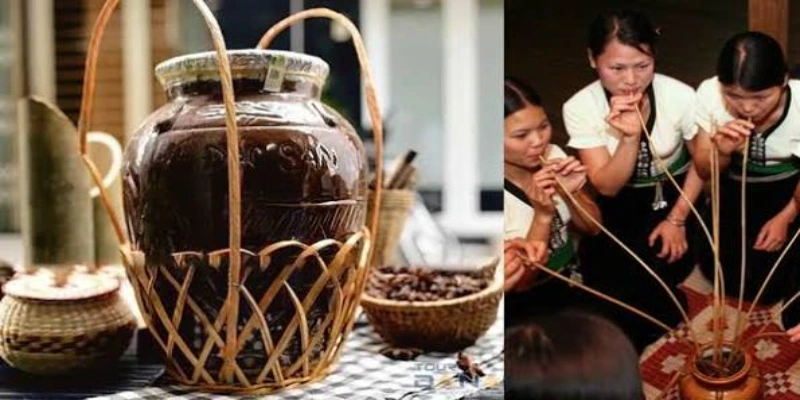 Rượu cần Hòa Bình lên men truyền thống